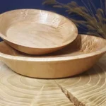 بشقاب چوبی از جنس چوب ممرزکد k17632